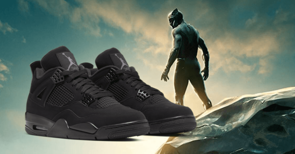 Der Air Jordan 4 'Black Cat' erinnert an Black Panther