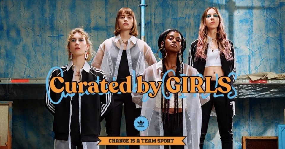 Curated by Girls adidas - bringen Frauenpower in die Kunstwelt