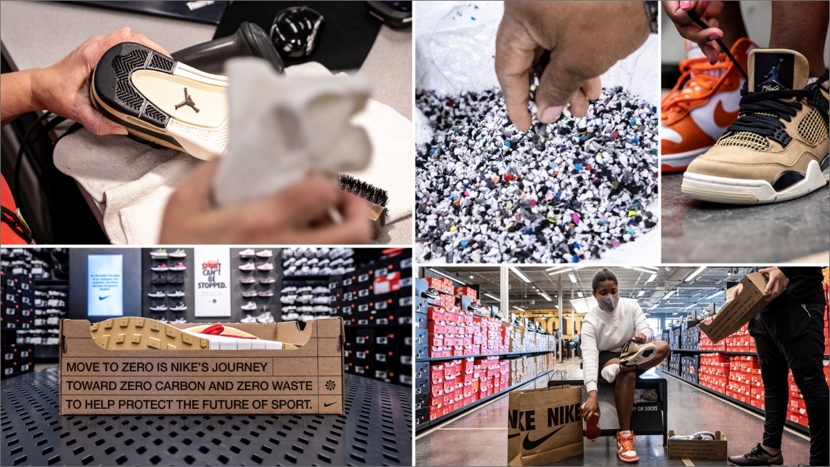 Nike Refurbished haucht zurückgegebenen Schuhen neues Leben ein