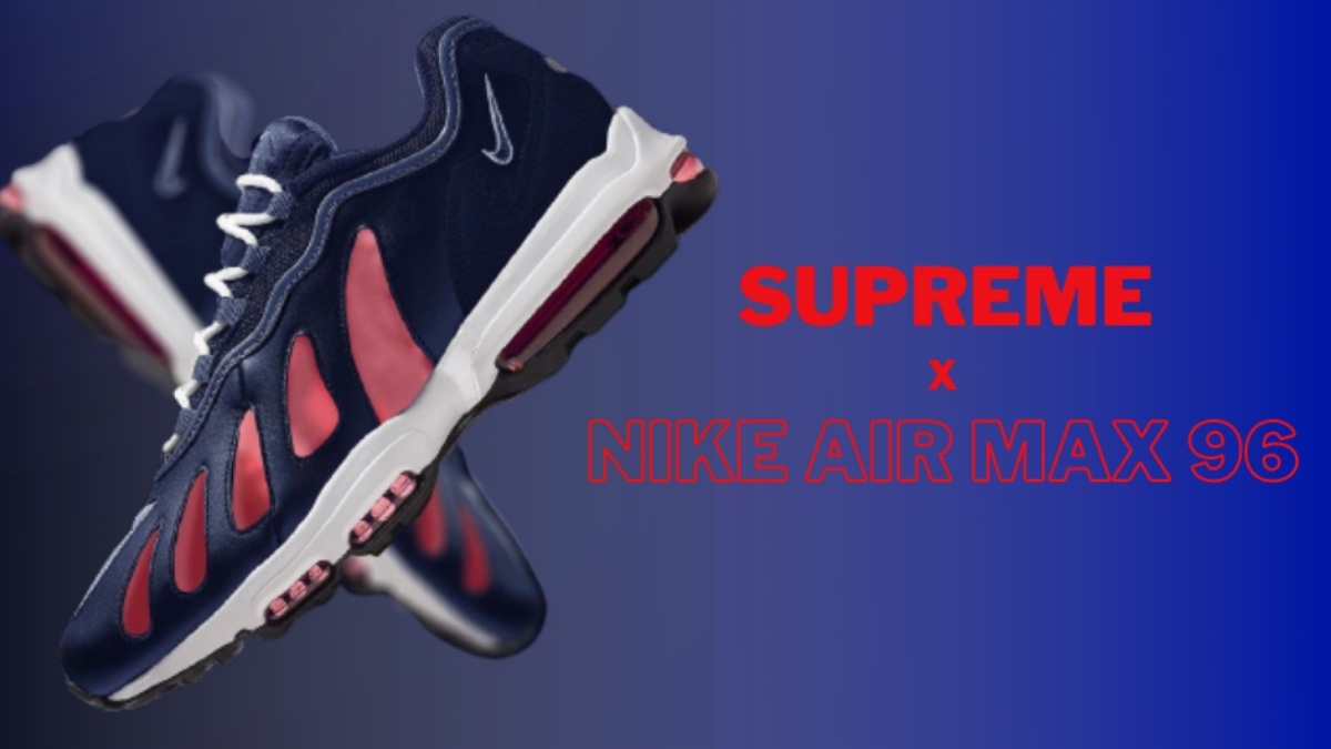 Der Supreme x Nike Air Max 96 kommt in drei Colorways