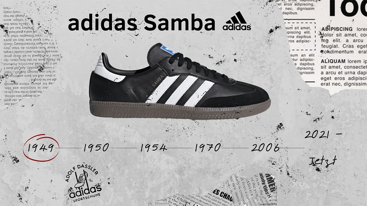Aus den Archiven 🗃 die Geschichte des adidas Samba