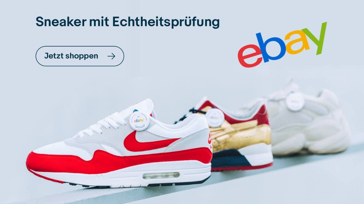 Authentische Sneaker kaufen mit der eBay Echtheitsprüfung