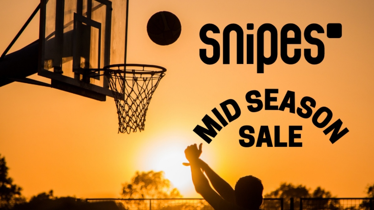 Der große Snipes Mid Season Sale mit bis zu 50% Rabatt