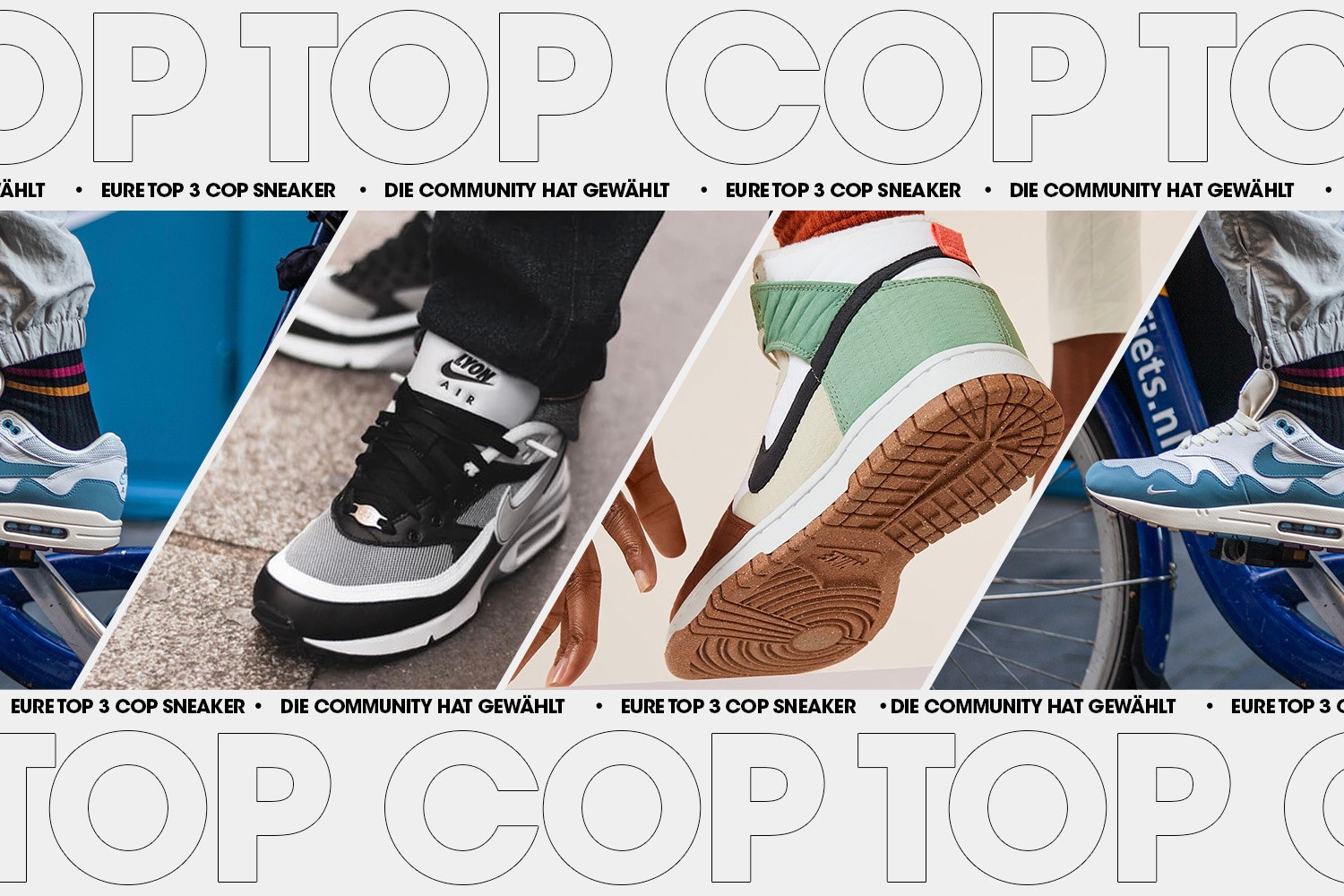 Die Community hat gewählt: Eure Top 3 Cop Sneaker Woche 44