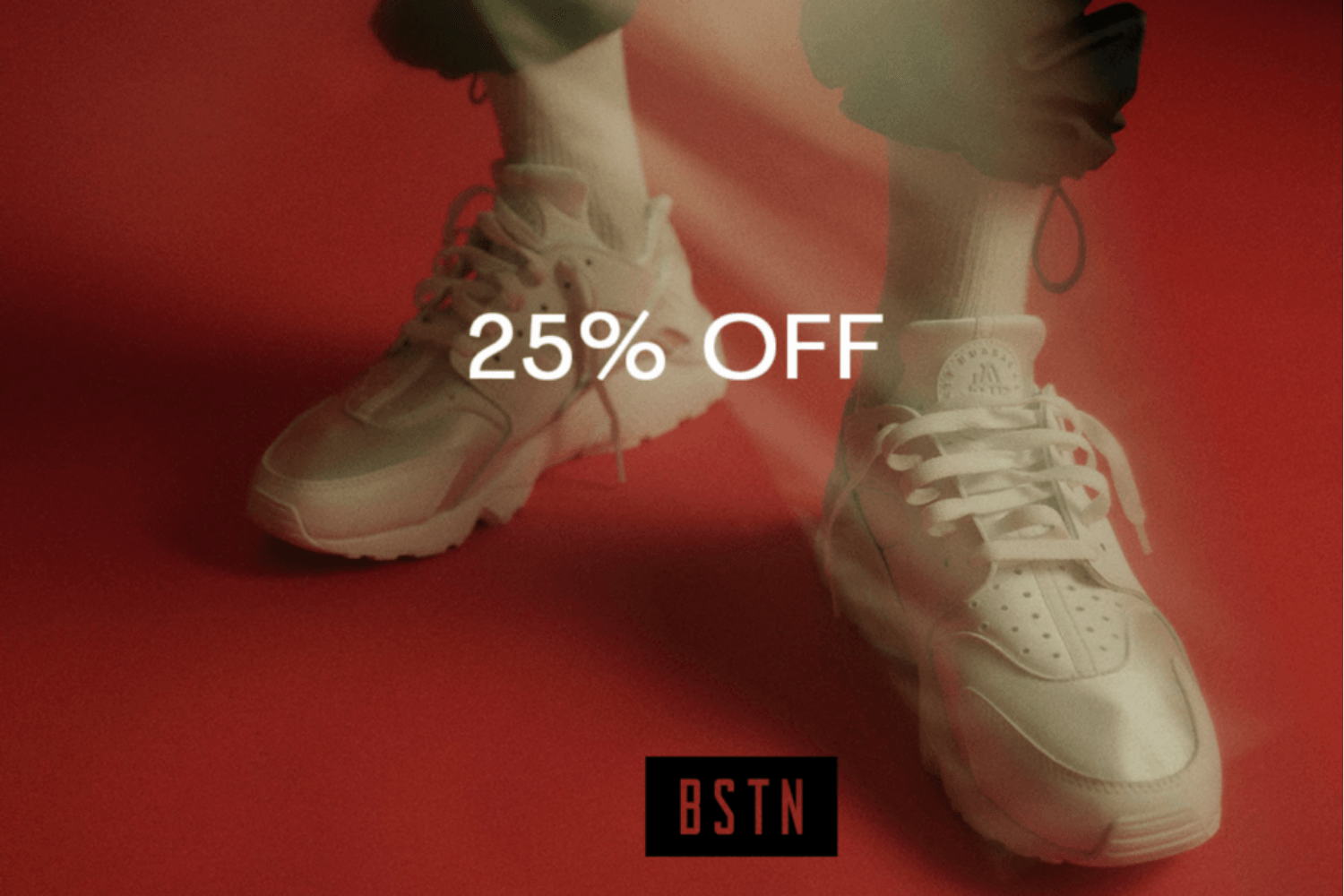 25% Rabatt auf Footwear und Apparel bei BSTN - aber nur für kurze Zeit