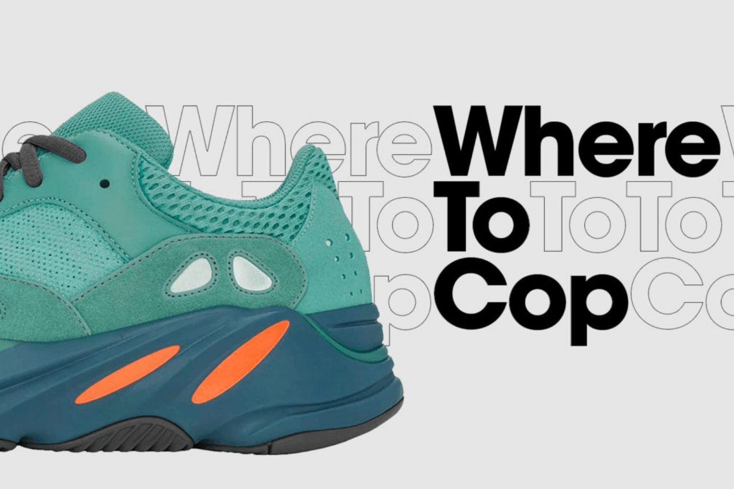 Where to cop: adidas Yeezy Boost 700 'Fade Azure'