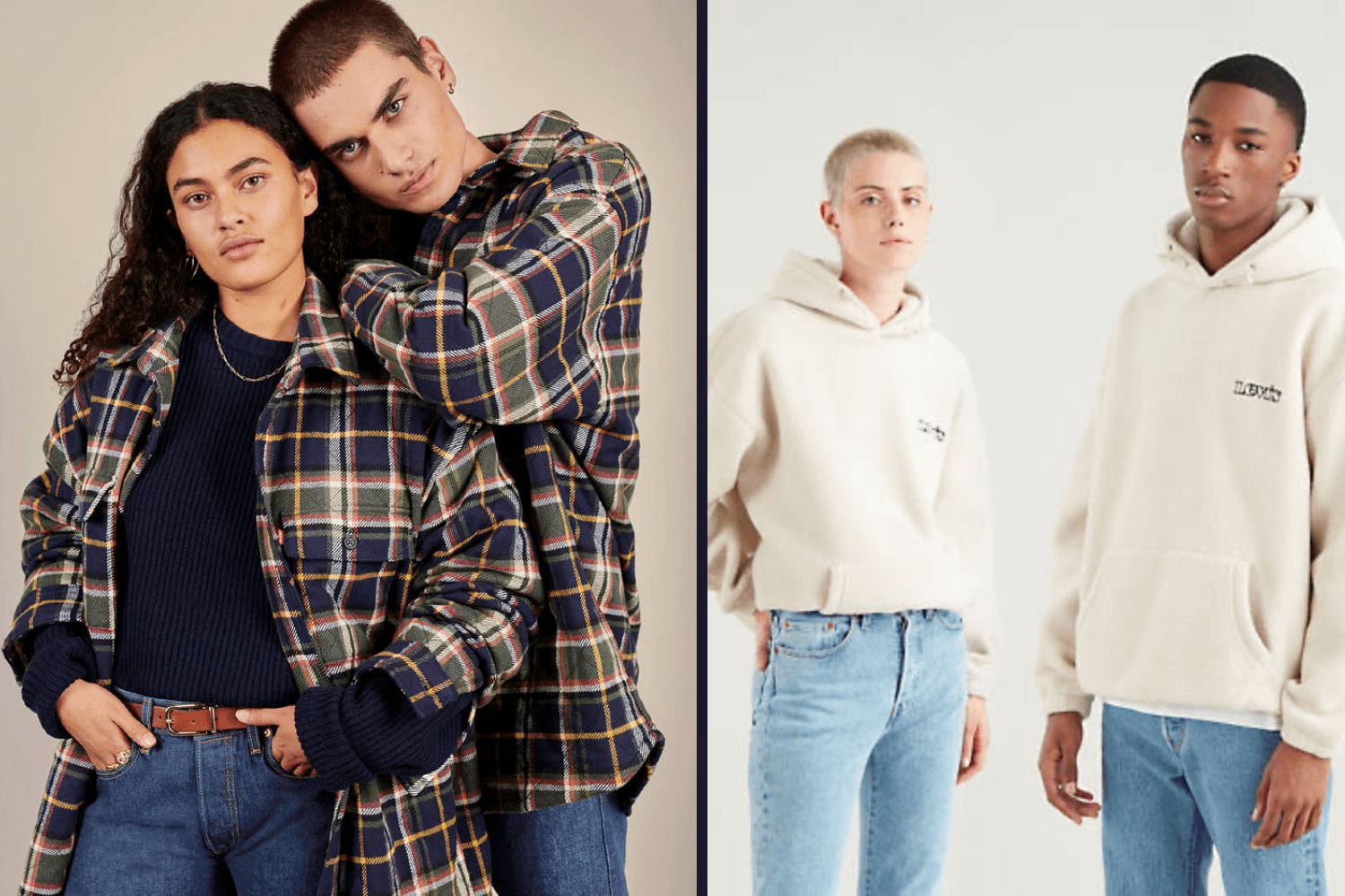 Die neue Levi's Genderless Kollektion mit stylischen Shirts und Outerwear-Pieces