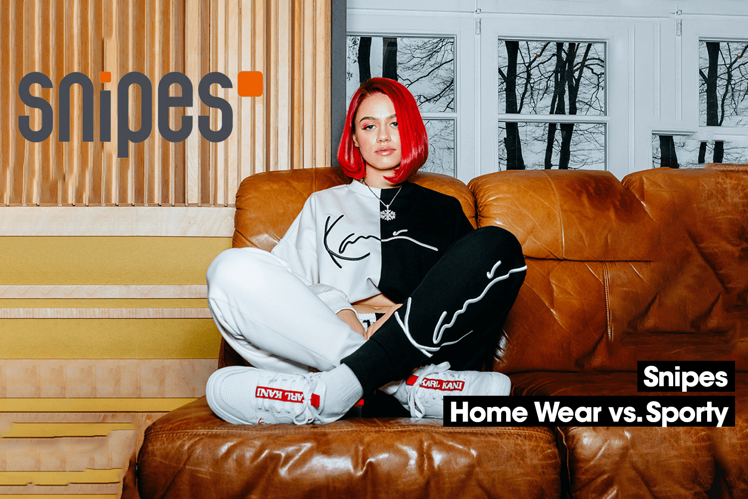 Home wear vs. Sporty Looks bei Snipes