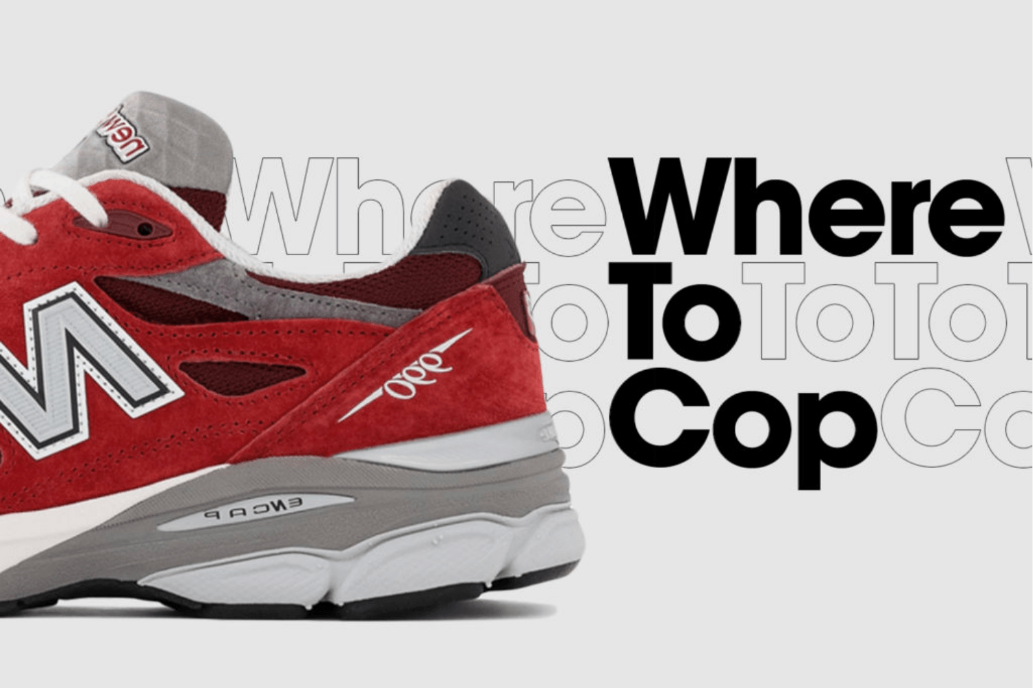 Where to Cop: der New Balance 990v3 'Scarlet' - Made in USA