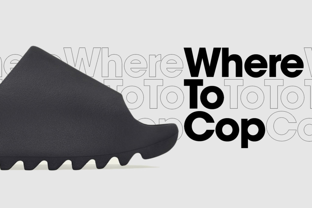 Where to Cop: Der adidas Yeezy Slide 'Onyx'