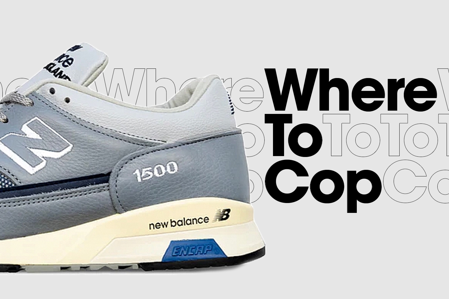 Where to Cop: der New Balance 1500 Made in England 'Grey'