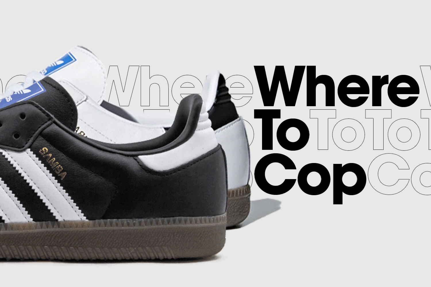 Where to cop: die adidas Samba OG 'White' und 'Black'