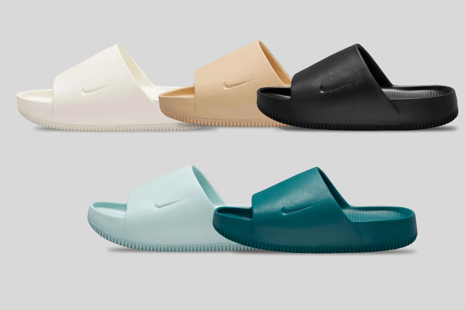 Die neuen Nike Calm Slides kommen mit chunky Design
