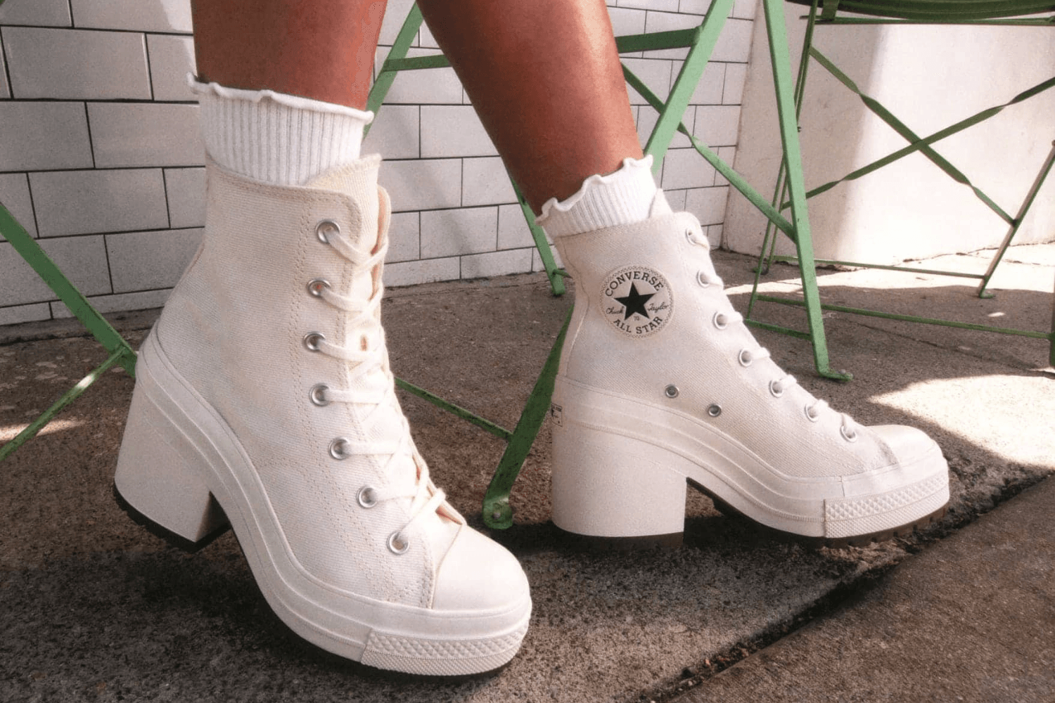 Heels und Sneaker in Kombination: Converse überrascht mit Chuck 70 De Luxe Heel