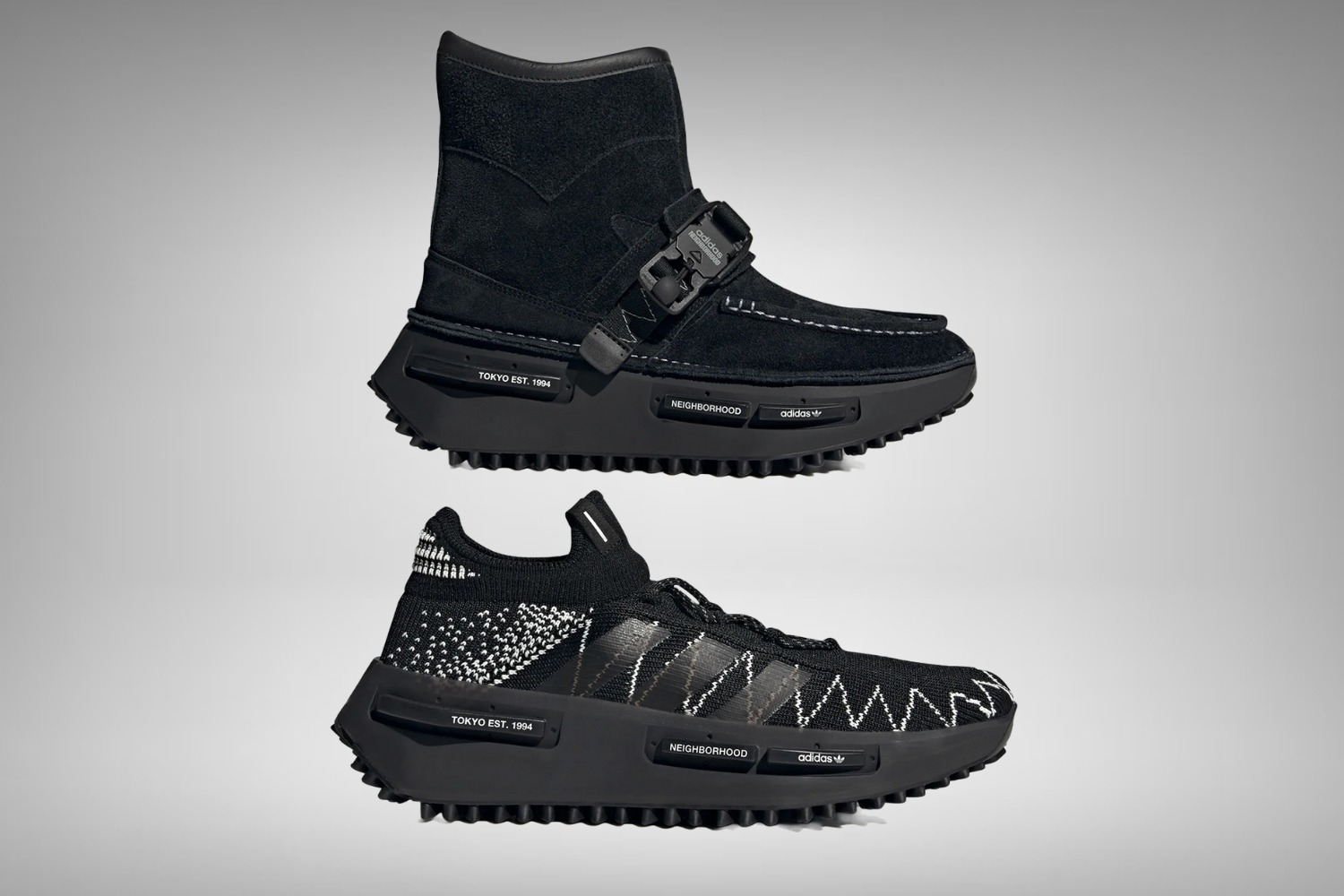 Release des NEIGHBORHOOD x adidas NMD_S1 Knit 'Core Black'