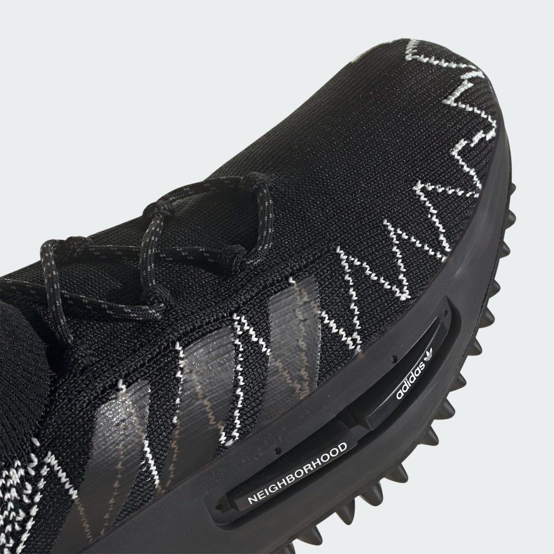 NEIGHBORHOOD x adidas NMD_S1 Knit 'Core Black' Schuhspitze