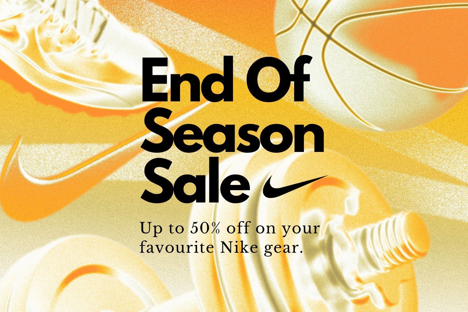 Profitiere von 50% Rabatt im Nike End of Season Sale
