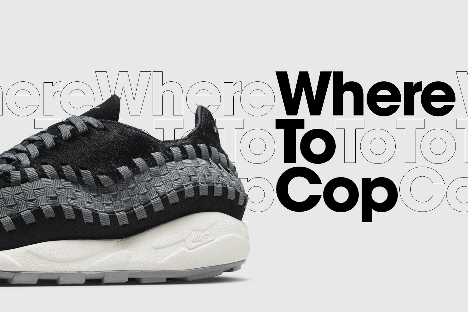 Where to cop: Nike Air Footscape Woven 'Black'