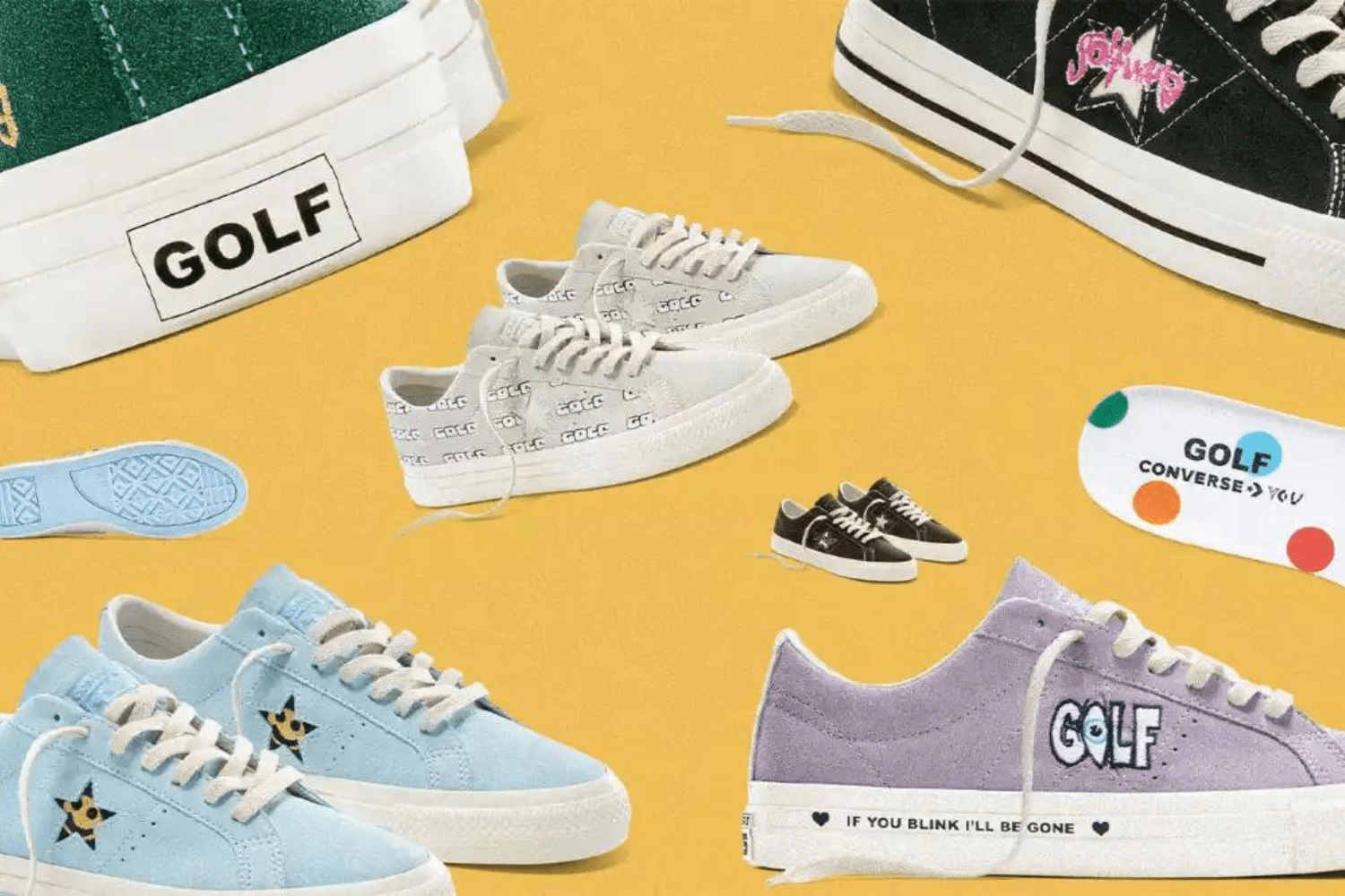 Personalisiere den Converse One Star Pro By You im GOLF WANG Stil