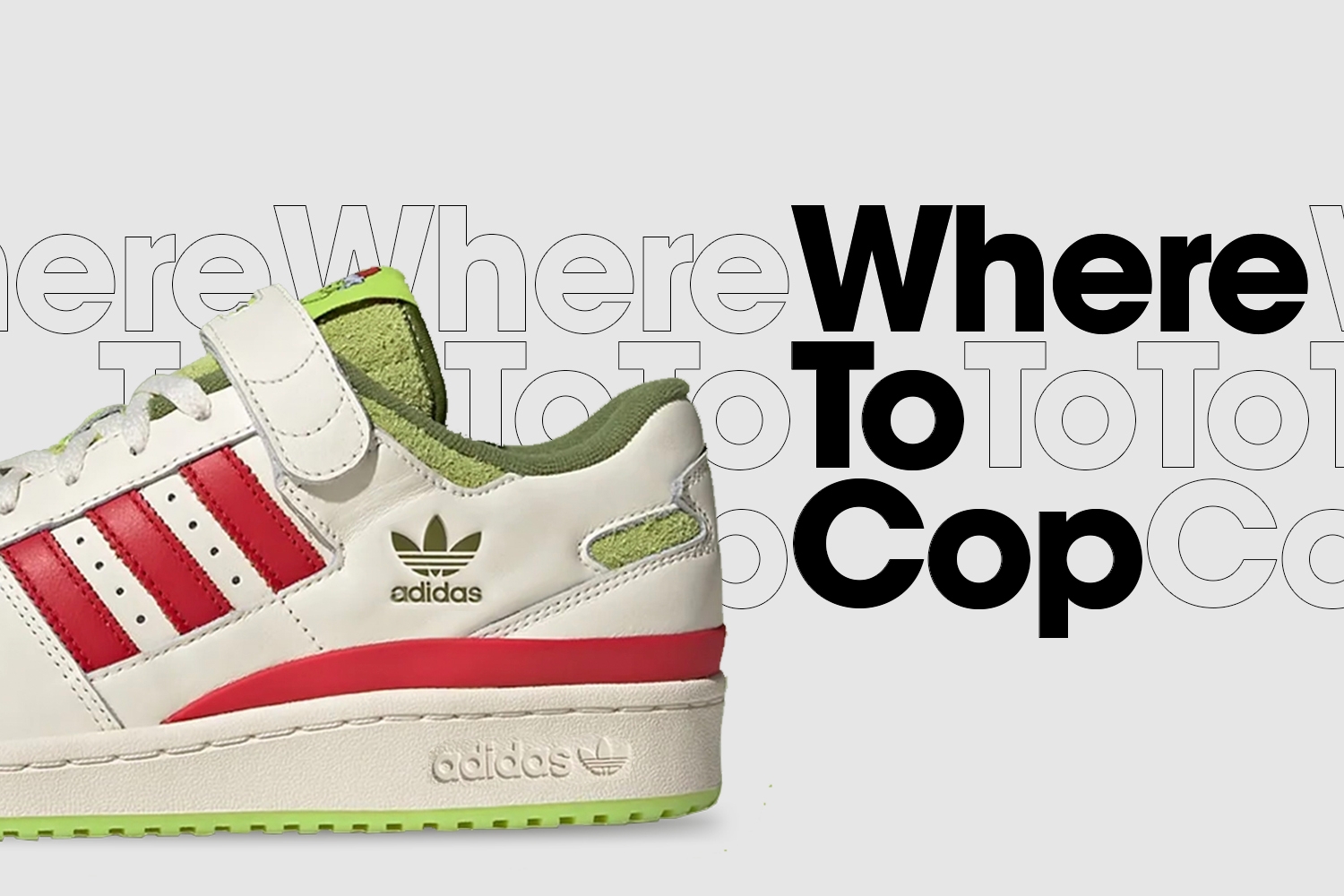 Where To Cop: der The Grinch x adidas Forum Low 'Green'