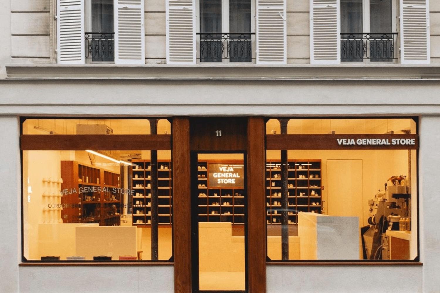 VEJA eröffnet General Store in Paris der auch Reparaturservice anbietet
