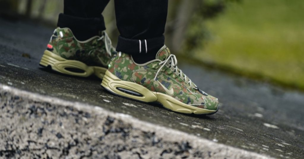 Well camouflaged and still striking: The Nike Air Max Triax 96 SP 'Camo'