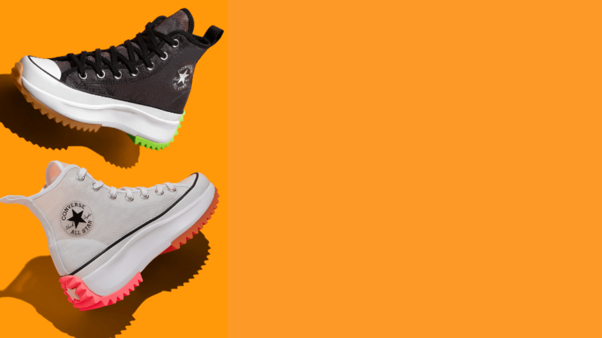 Converse Run Star Hike - THE sneaker trend 2020 - neon & platform