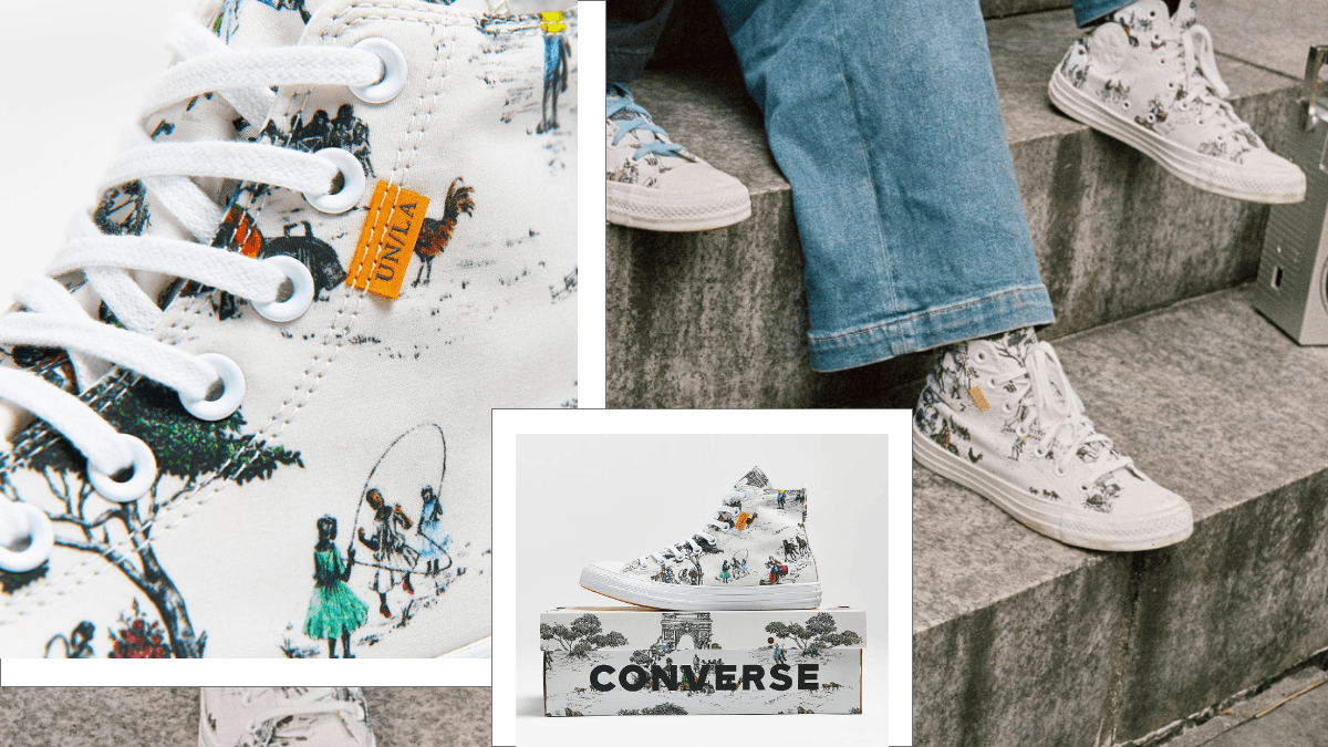 Union LA X Converse Chuck Taylor 'White': sneaker icon meets art