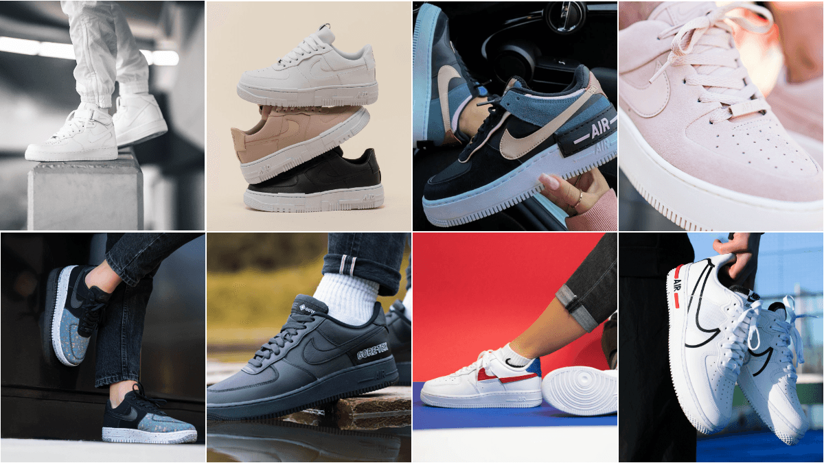 The Nike Air Force 1 and its most popular versions