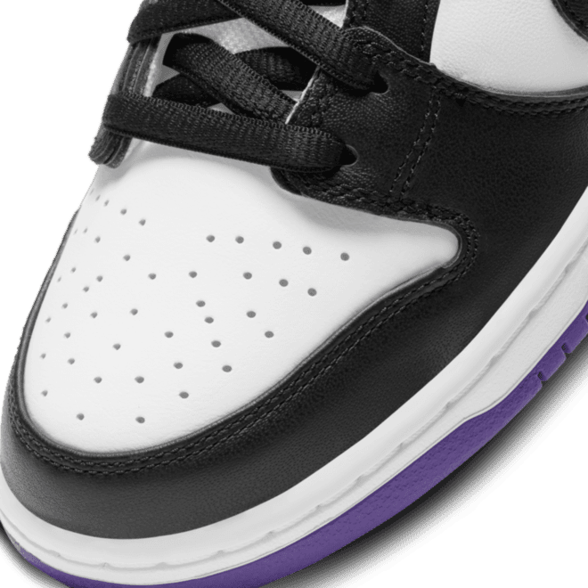 Nike SB Dunk Low 'Court Purple' toe box