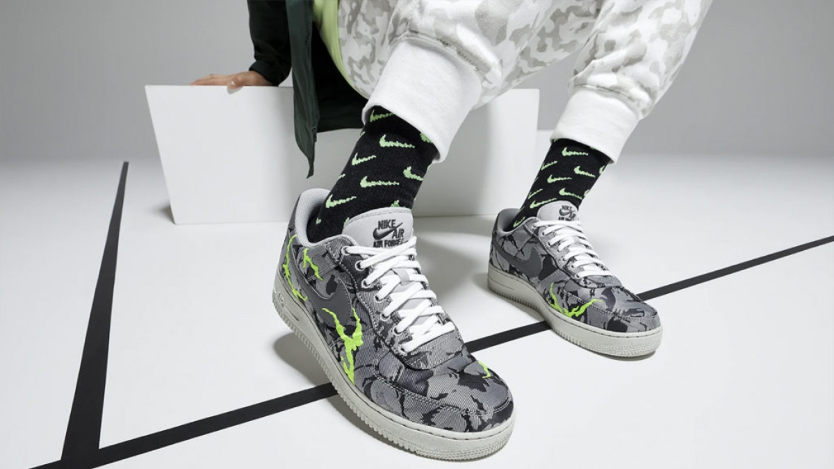 Out now: Nike's iconic Air Force 1 with camo makeover