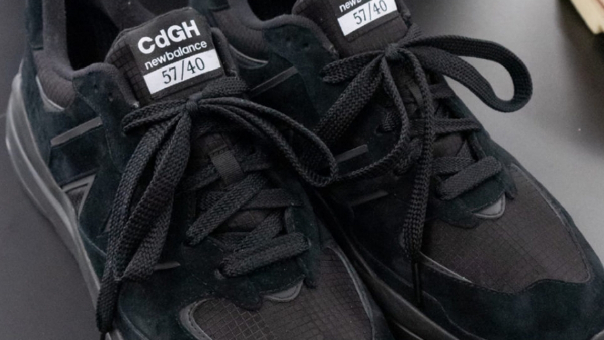 COMME des GARÇONS HOMME releases an all-black colorway on the New Balance 57/40