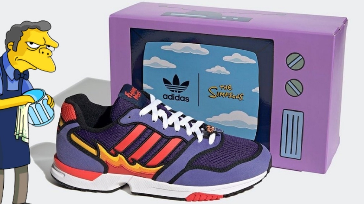 The Simpsons x adidas ZX 1000 'Flaming Moe's' 🔥 coming soon!