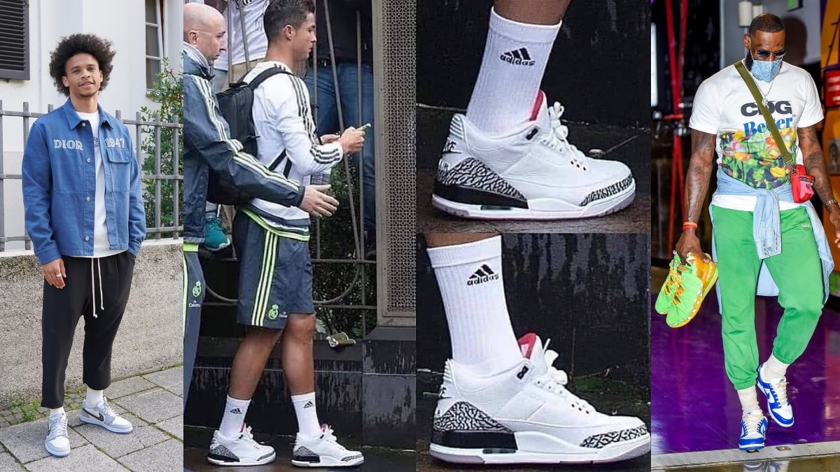 The Shoes of Sports Stars - what they wear in their free time