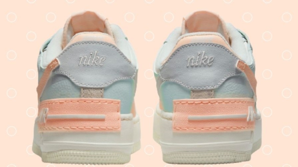 The Nike WMNS Air Force 1 Shadow gets a pastel colorway