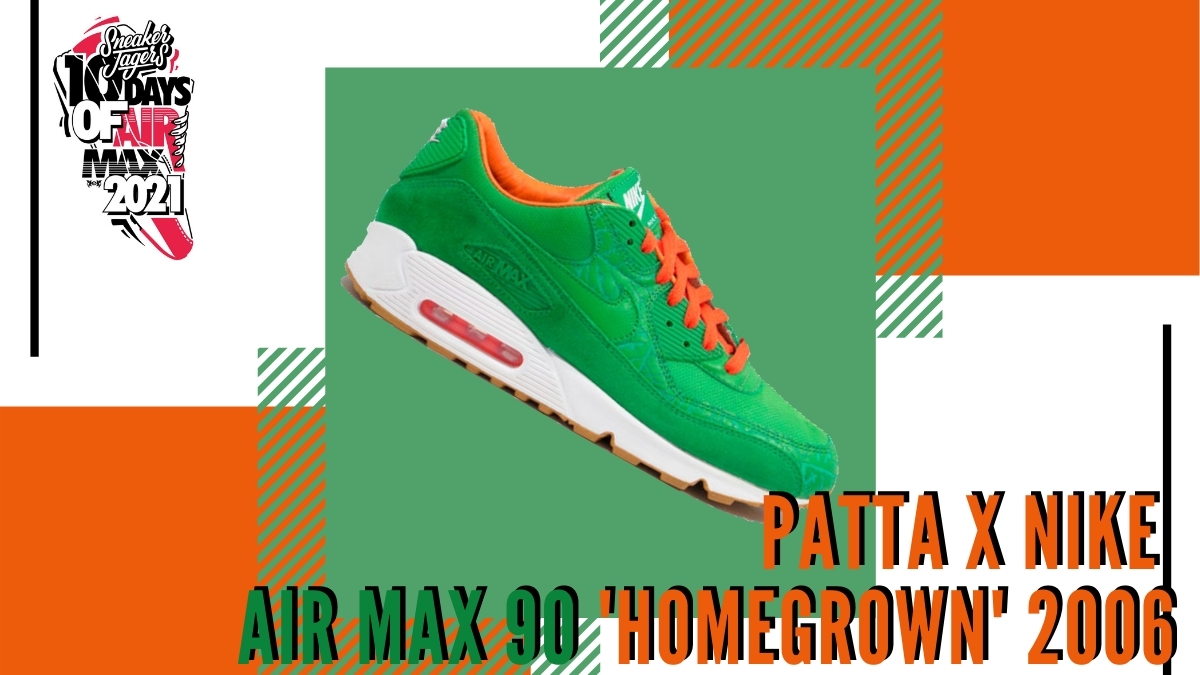 The unique history of the Patta x Nike Air Max 90 'Homegrown' (2006)