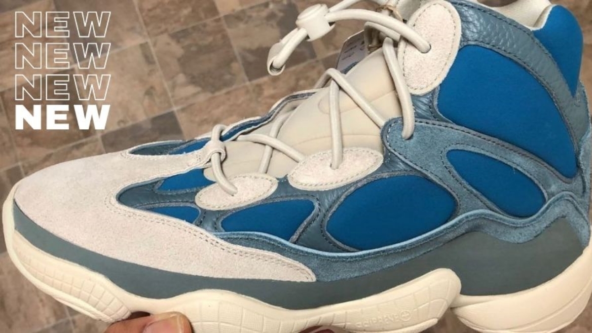 The adidas Yeezy 500 High is back in a 'Frosted Blue' colorway ❄️