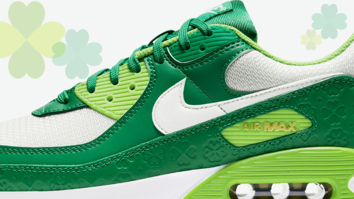The Nike Air Max 90 Saint Patrick's Day has a Release Date 🍀