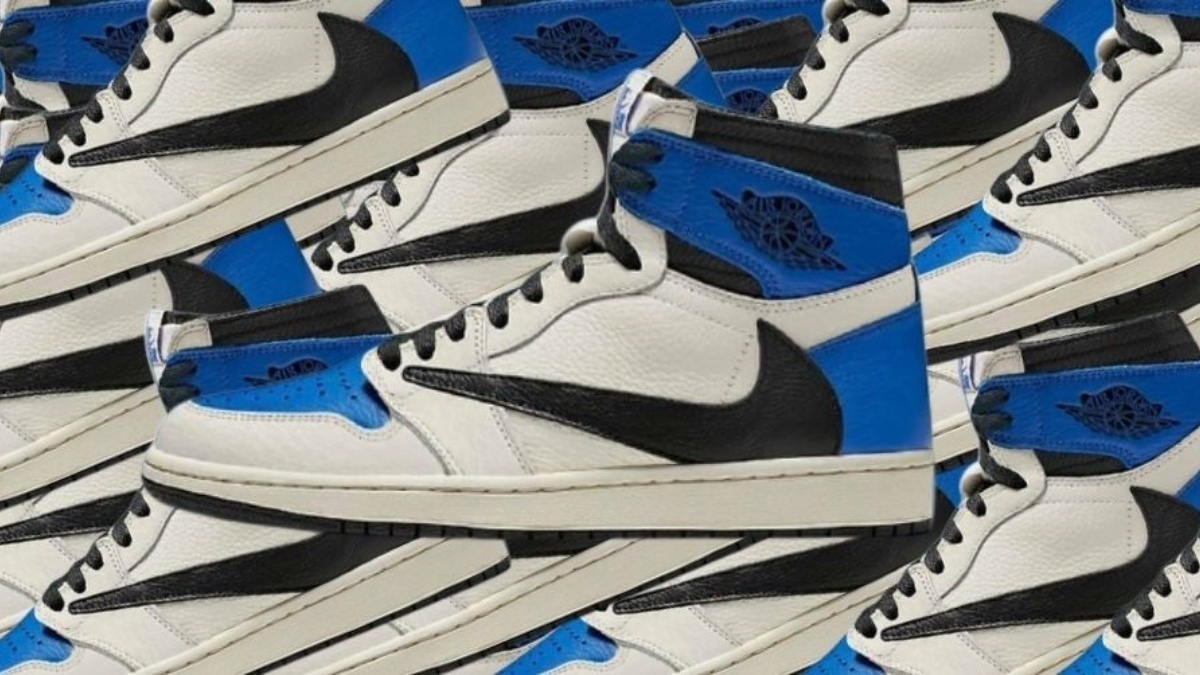 New images of the Fragment x Travis Scott x Air Jordan 1 have surfaced!