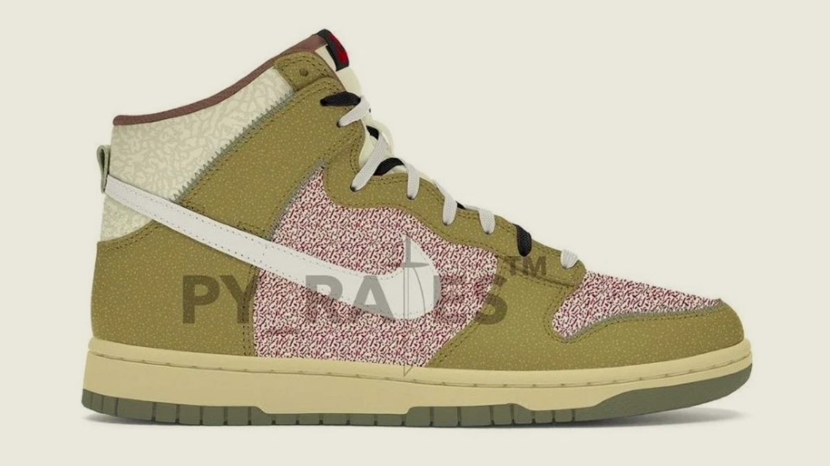 A new Nike Dunk High Retro pops up in an 'HW' colorway
