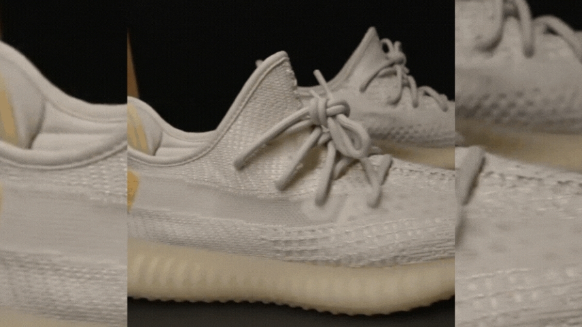 The adidas Yeezy Boost 350 V2 'Light' responds to the sun ☀️