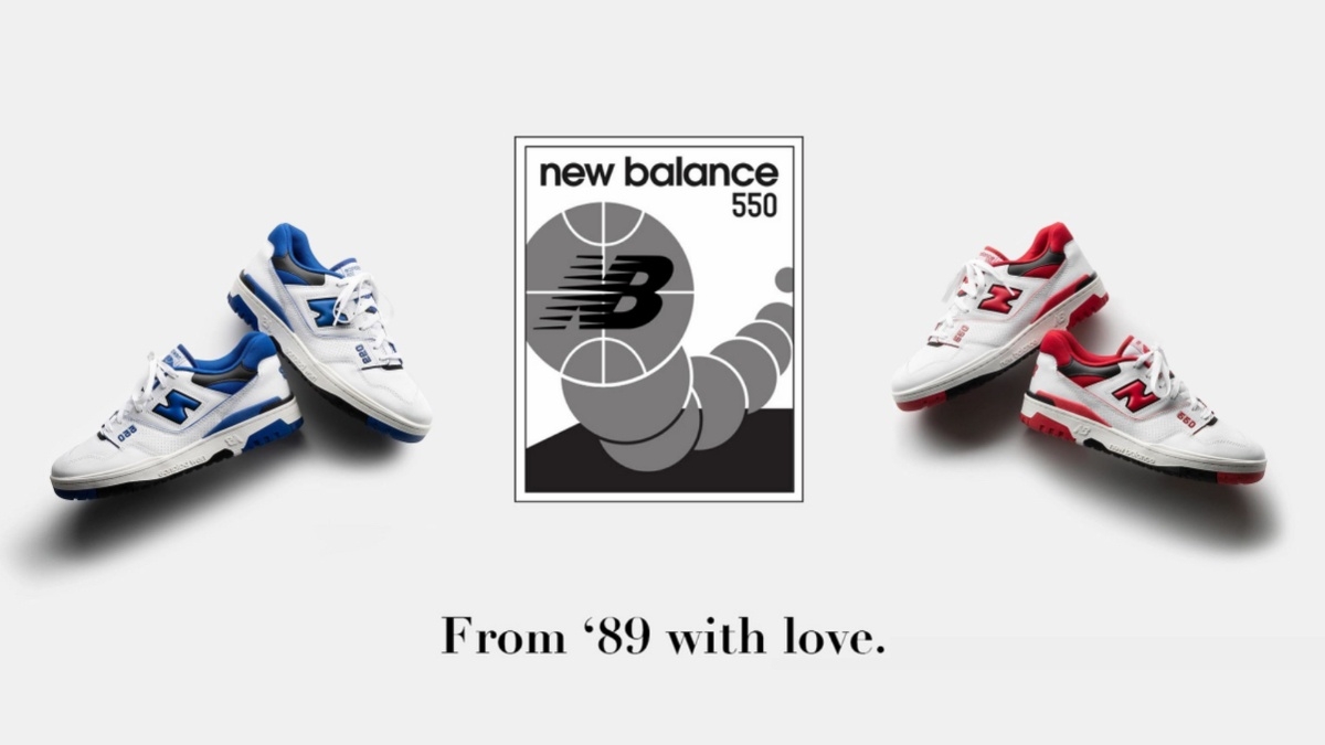 The New Balance 550 🏀 a fresh acquaintance