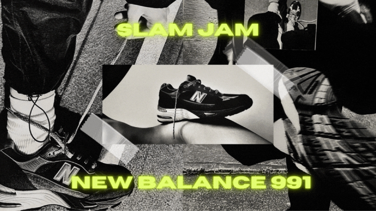 Slam Jam and New Balance 991 working on a very special project