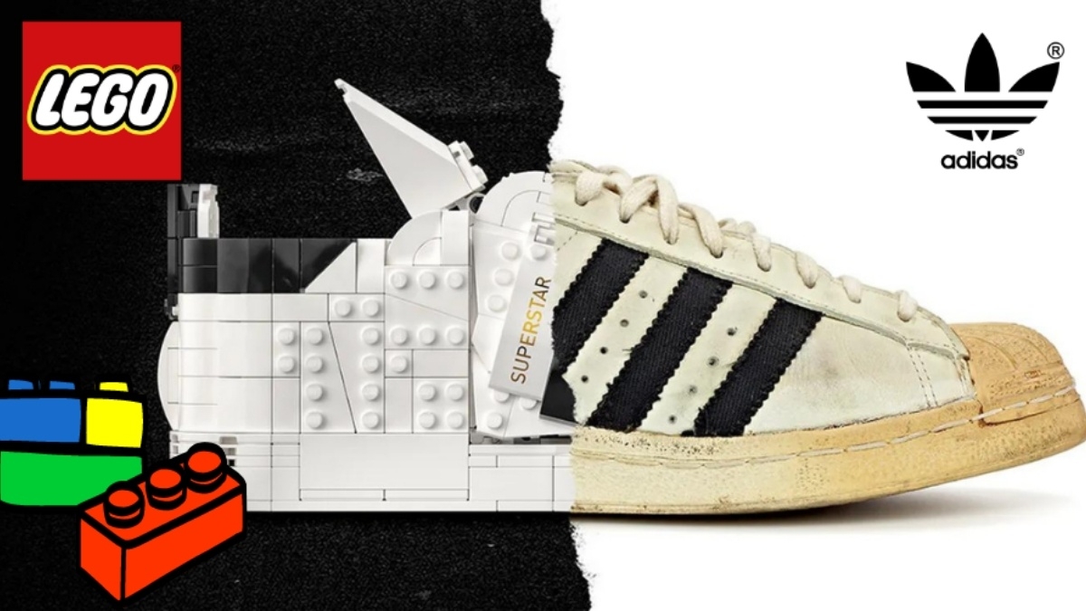 The LEGO adidas Superstar to assemble yourself