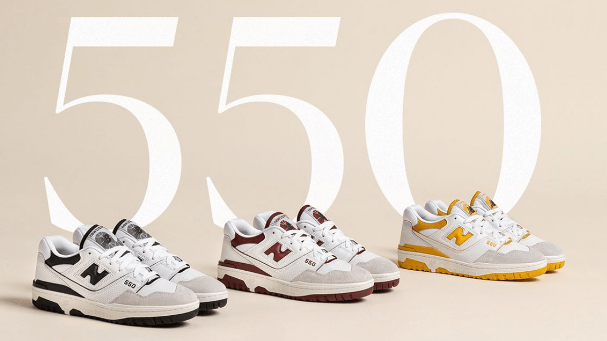 3 new colorways for the New Balance BB550
