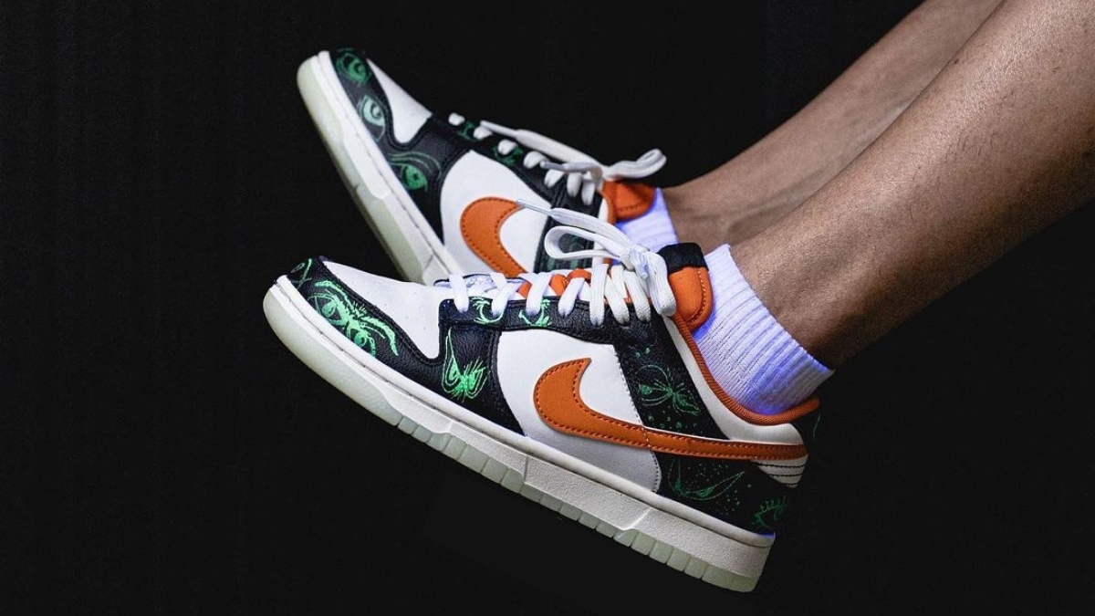 First images of the Nike Dunk Low 'Halloween' 2021 🕷️