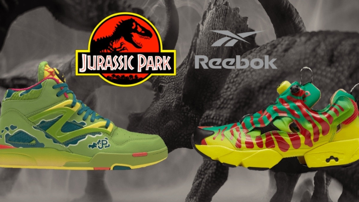 Reebok collaborates with Jurassic Park for an archaeological collection 🦖