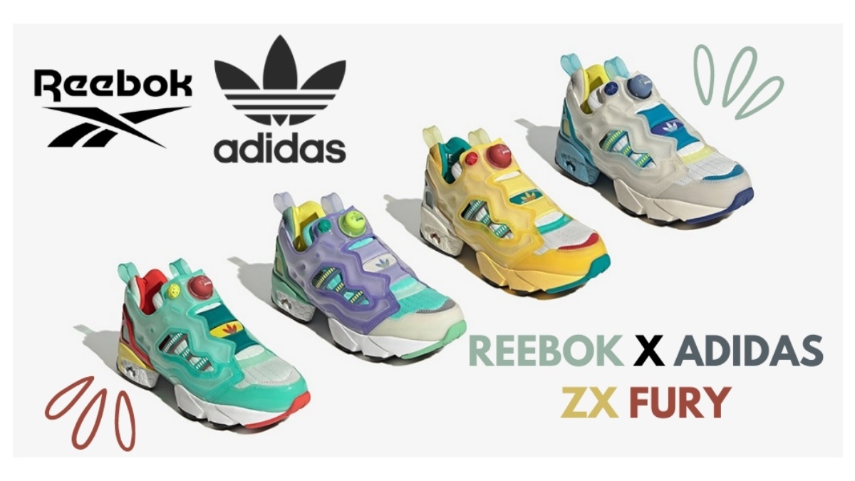 Reebok and adidas combine the Instapump Fury and ZX 8000 in one sneaker