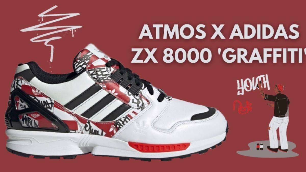 atmos and adidas reissue ZX 8000 together