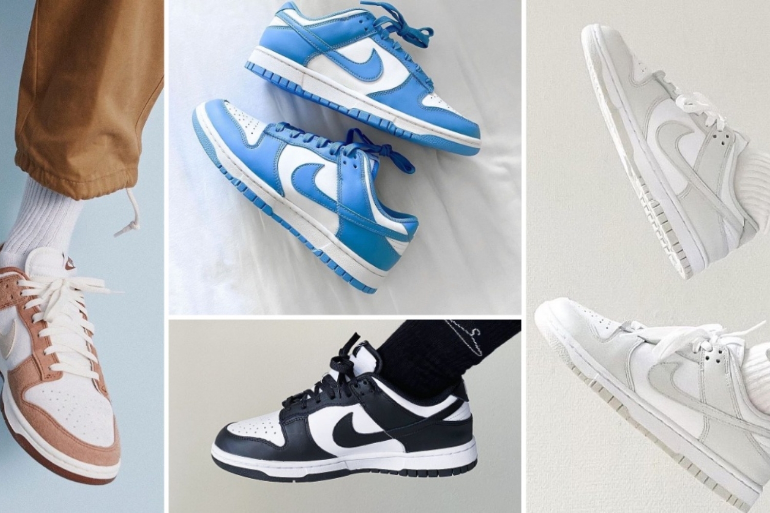 Something for everyone - trendy outfits for the Nike Dunk Low